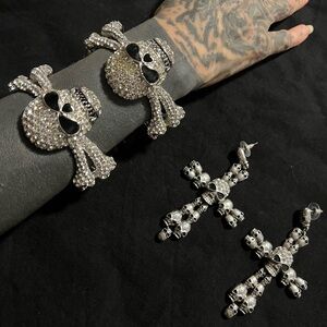 Skull jewelry set